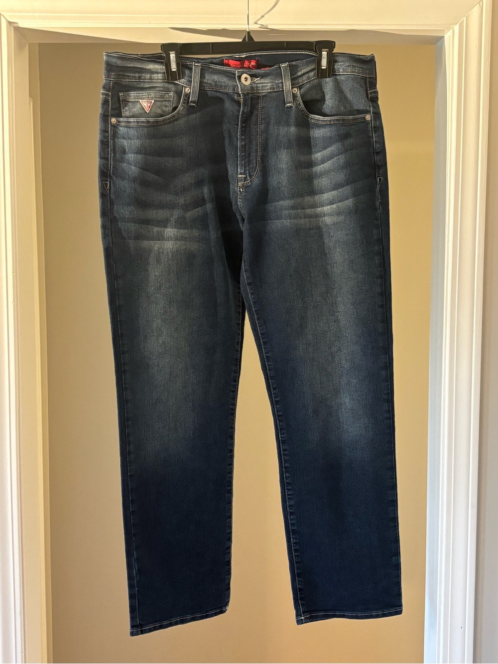 Guess Men's Indigo Lincoln Slim Straight Jeans